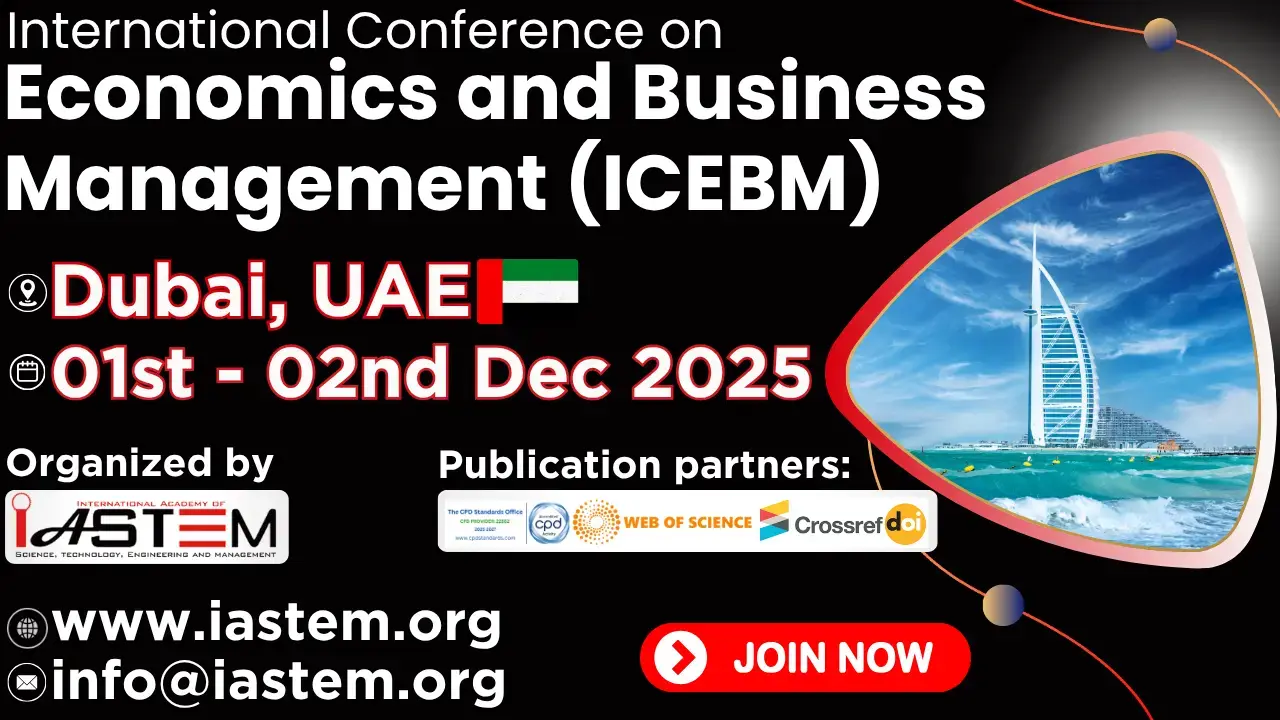 Economics and Business Management Conference in UAE